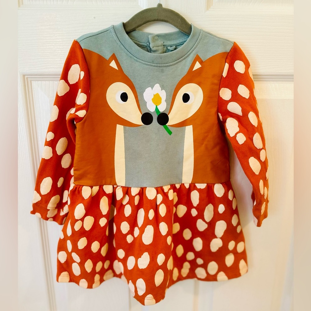 Stella McCartney Deer Dress Baby Girls 36 Months or 2T